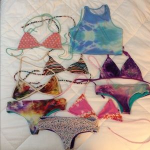 A bunch of bikinis
