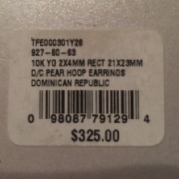 NWT 10K gold earrings - Picture 5 of 7