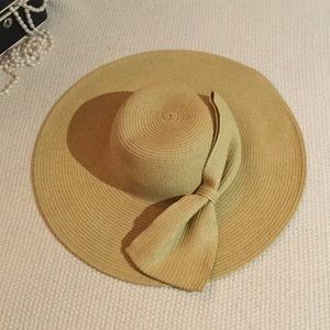 Straw Hat with Bow