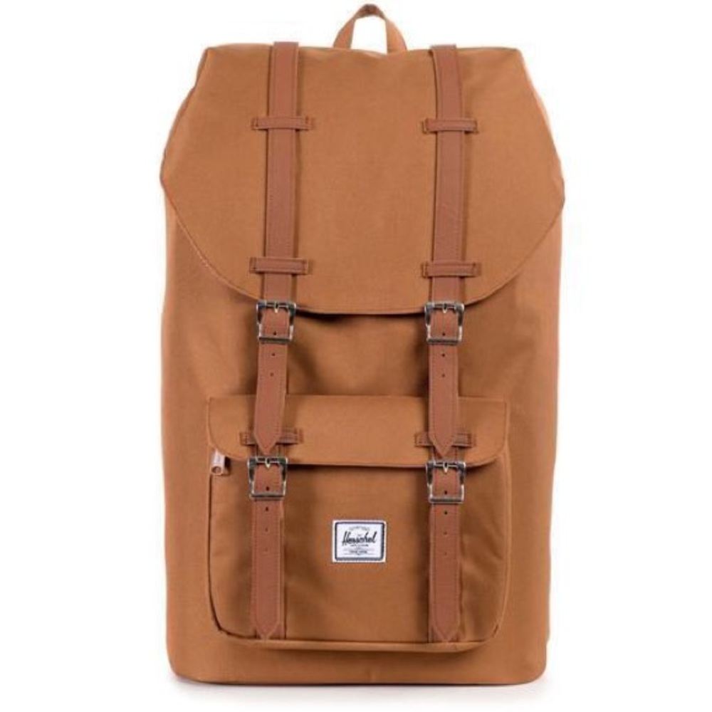 NWT HERSCHEL LITTLE AMERICA BACKPACK CARAMEL