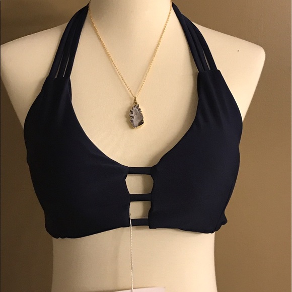 Last 1! ๐HP 5/30๐ Blue Strappy Halter Bikini - Picture 5 of 7