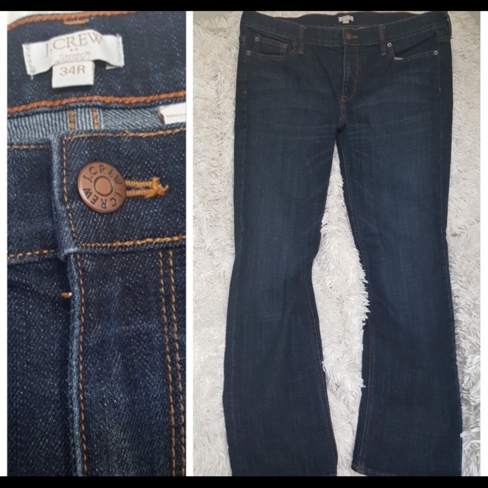 J crew 34 R straight jeans, never worn