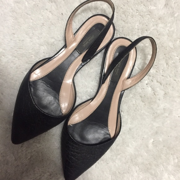 Zara Shoes - Zara Basic Collection Slingback Flats