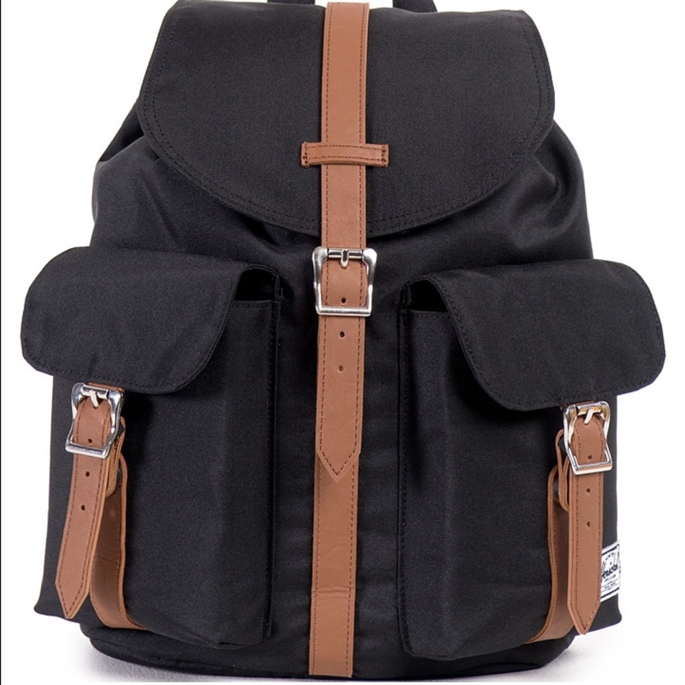 NWT HERSCHEL DAWSON BACKPACK BLACK TAN