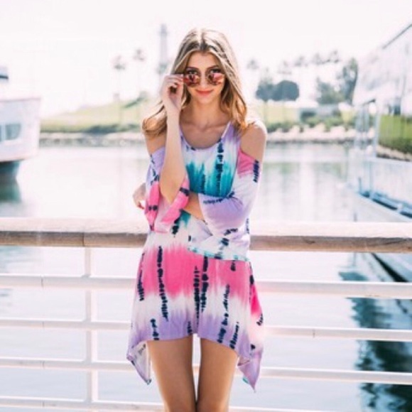 SALE▪️ⓝⓔⓦColorful Tie Die Dress - Picture 3 of 4