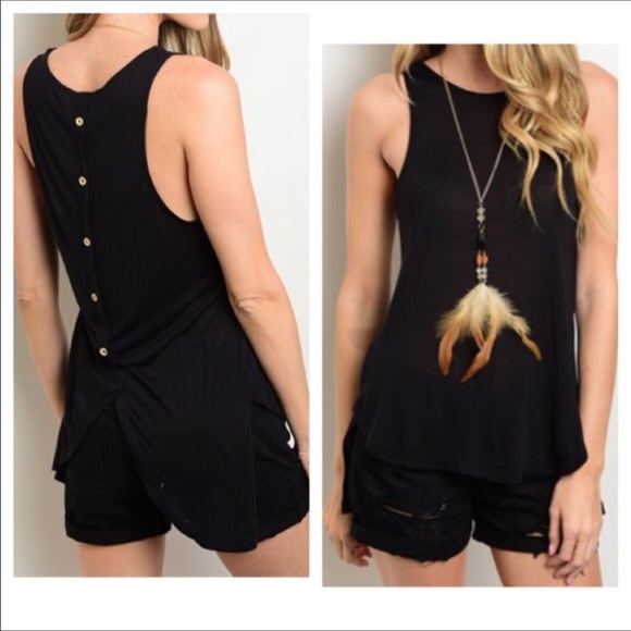 Lightweight Black Summer Top - Picture 2 of 4