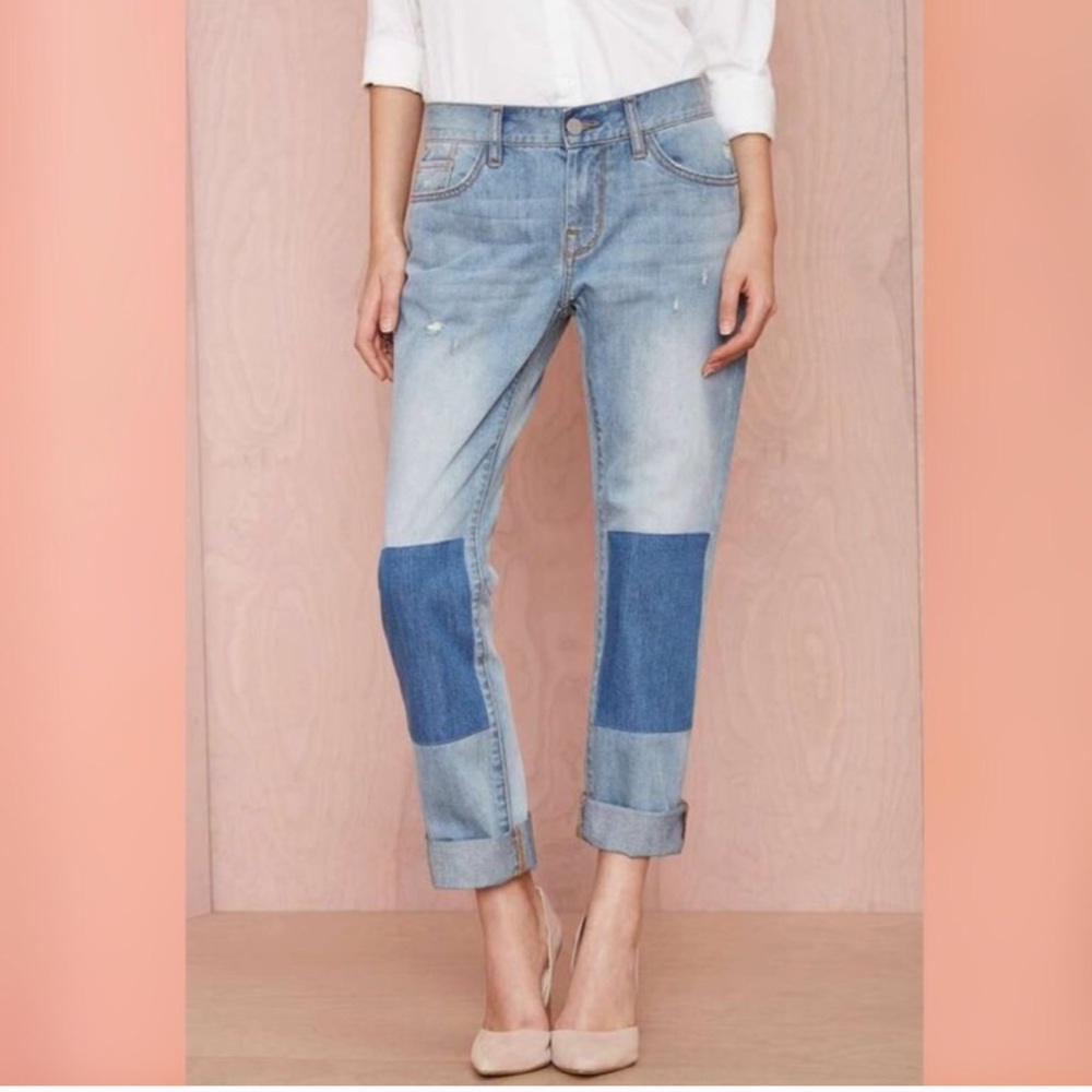 SALE Nasty Gal Patch Boyfriend Jeans - Picture 2 of 8