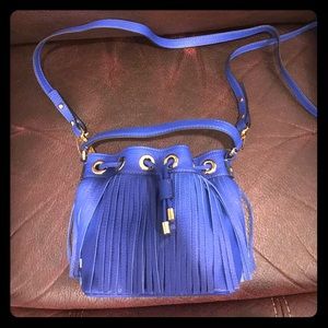 Milly Essex Fringe Small Drawstring Bag