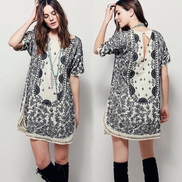 Embroidered Shift DRESS Sunday Afternoon Sheath - Picture 7 of 7