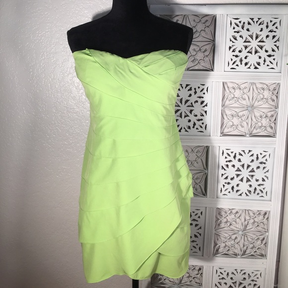Arden B Limelight Strapless Dress - Picture 1 of 8