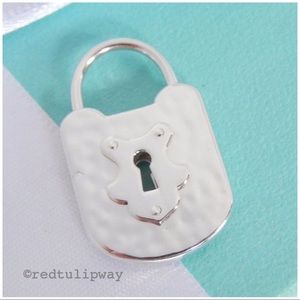 Auth. Tiffany & Co. Large Vintage Lock, Never Worn