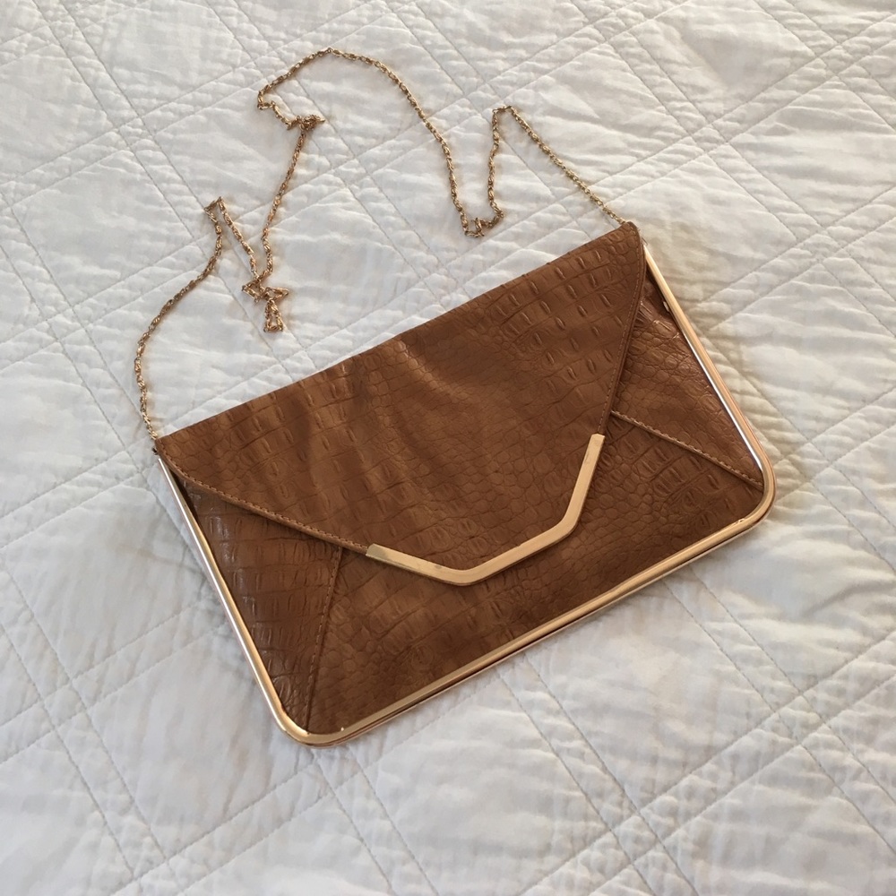 Tan & Gold Bag