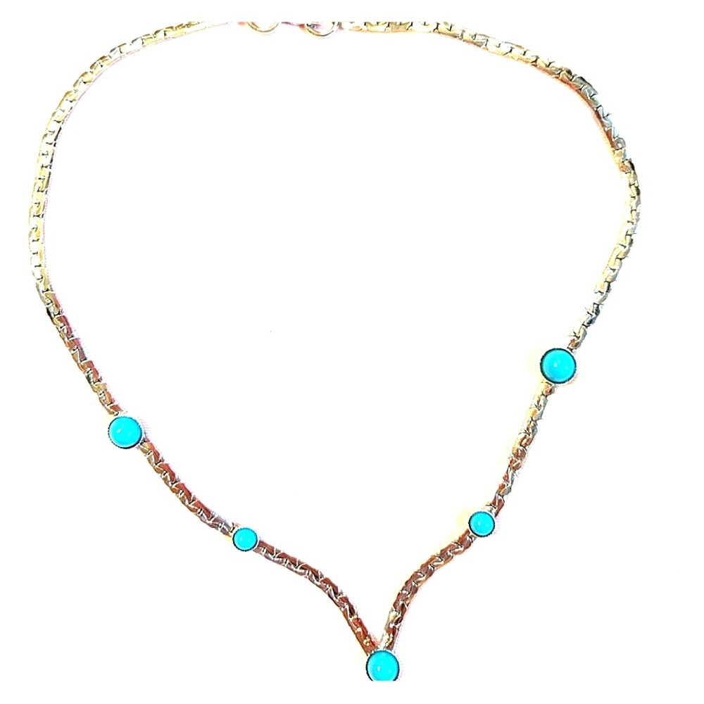 Free w/$10 purchase 16" Turquoise Necklace