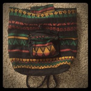 Rasta backpack bag