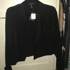 Cardigan blazer