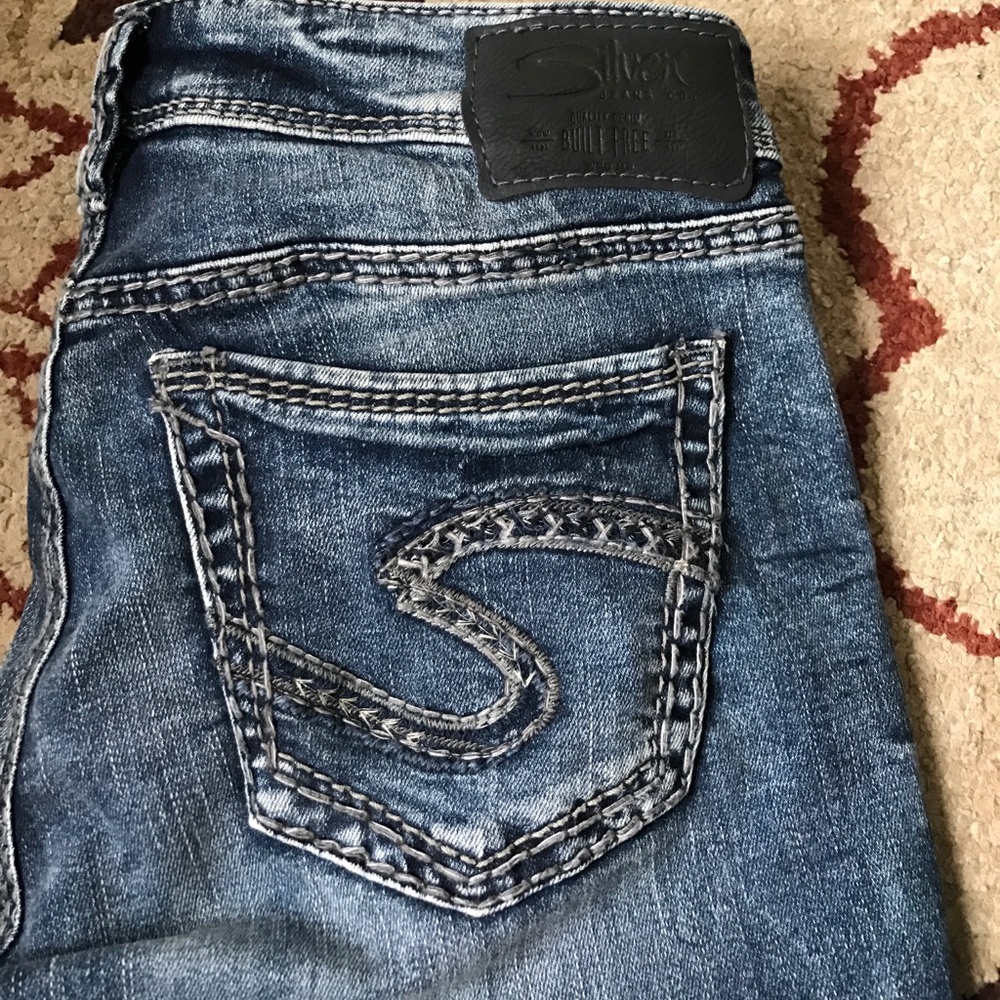 Silver jeans