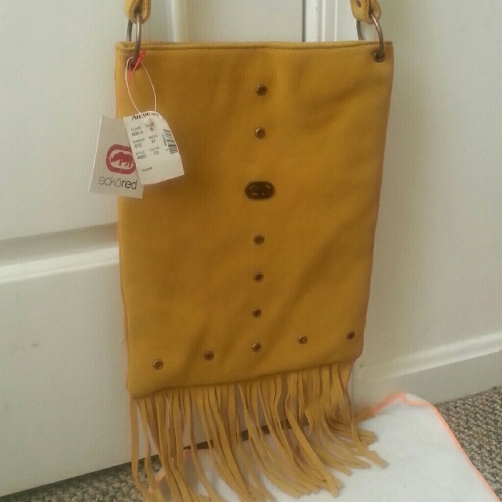 Brand New Eckored Mustard Cross body bag