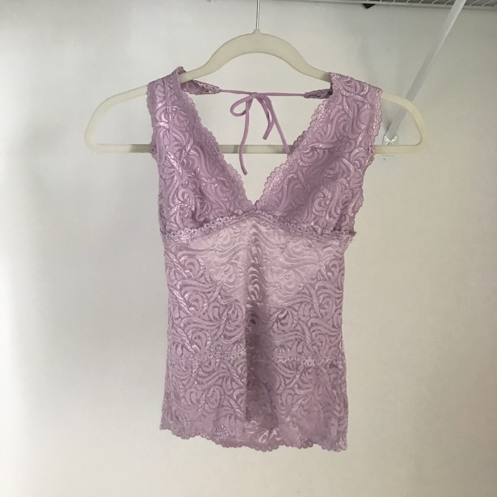 Shear Lace top, like new, real fit size small