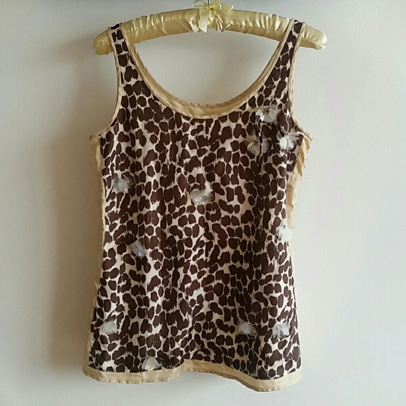 J. Crew Chic Animal Print Silk Blouse, 0, NEW - Picture 9 of 11