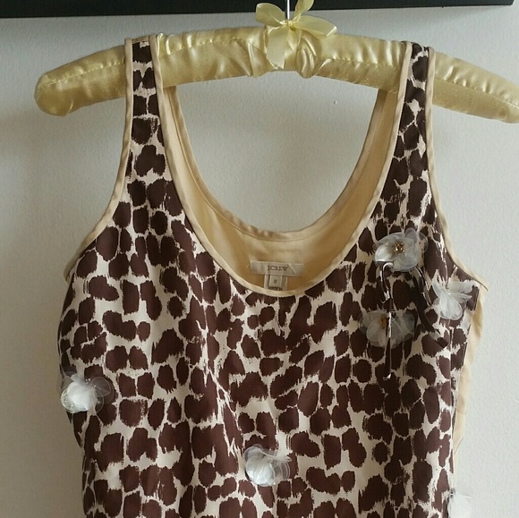 J. Crew Chic Animal Print Silk Blouse, 0, NEW - Picture 8 of 11