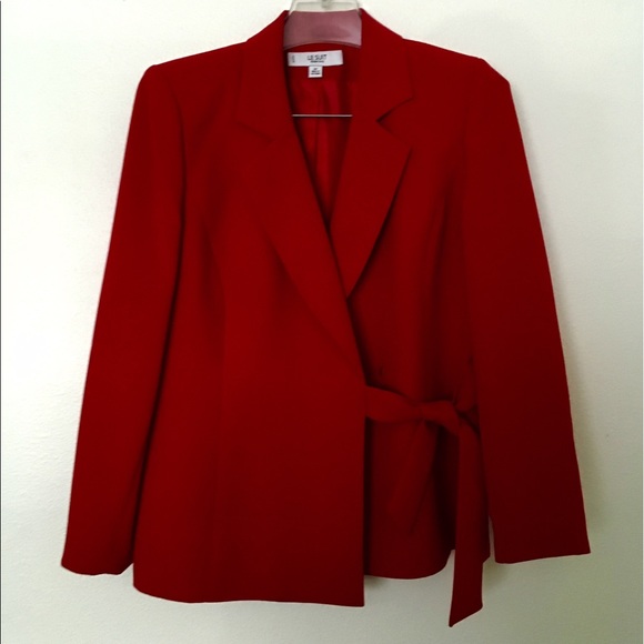 Le Suit Jackets & Blazers - Le Suit Essentials Red Suit Jacket