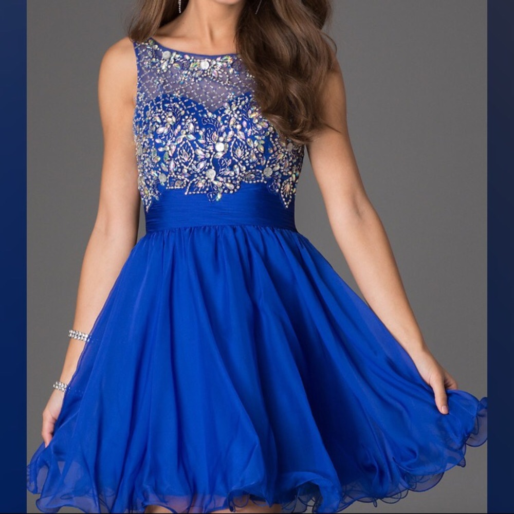 Royal Blue Homecoming dress