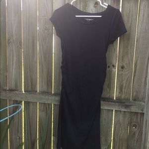 Liz Lange black maternity dress