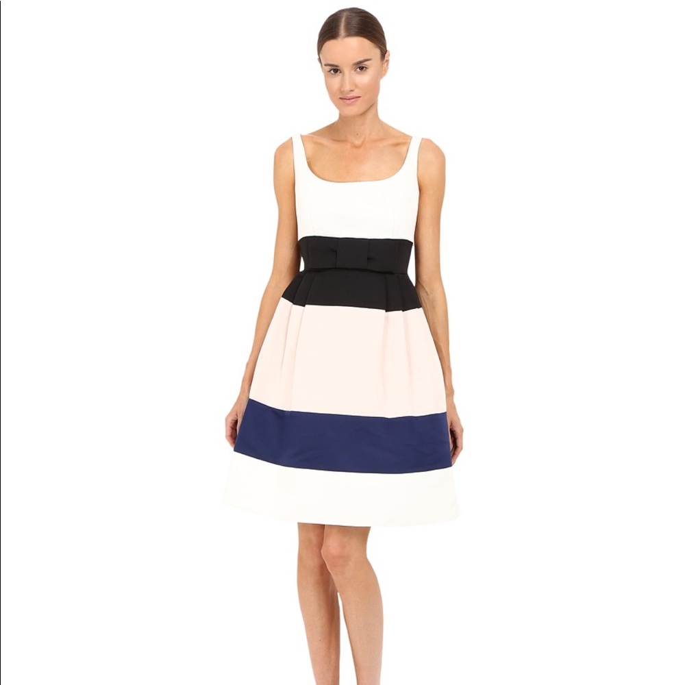 NWT Kate Spade Color Block Fit and Flare Dress