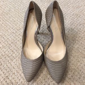 BCBG nude/neutral high heels size 8