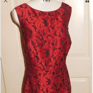 Red Ann Taylor dress new w out tags