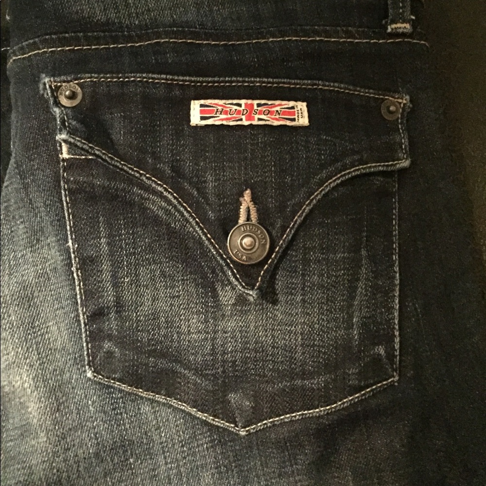 Hudson Cropped Skinny Jeans