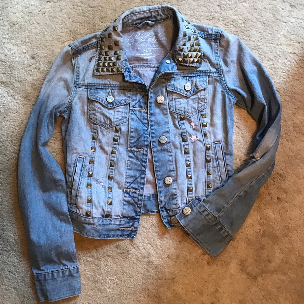 Jean Jacket embellished with studs
