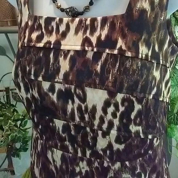 Leopard Satin Dress - Picture 2 of 4