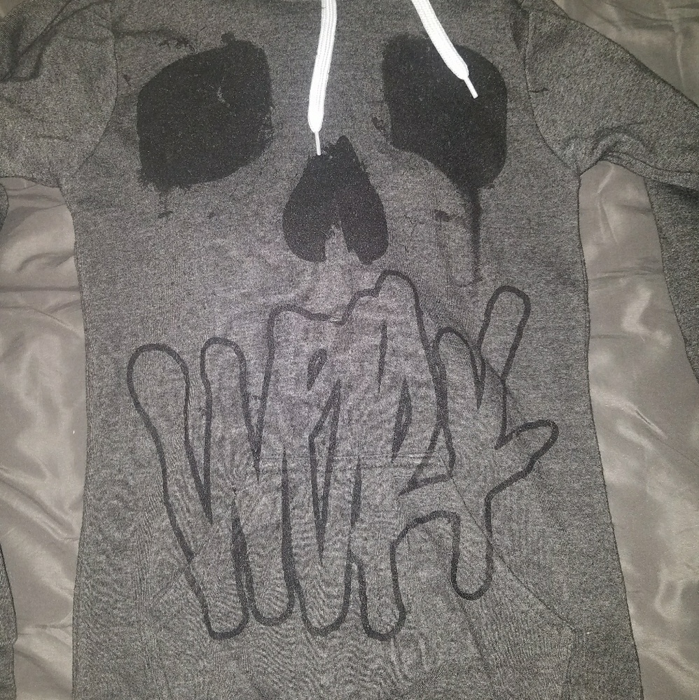 Flag Nor Fail Work Hoodie Skull Size xs