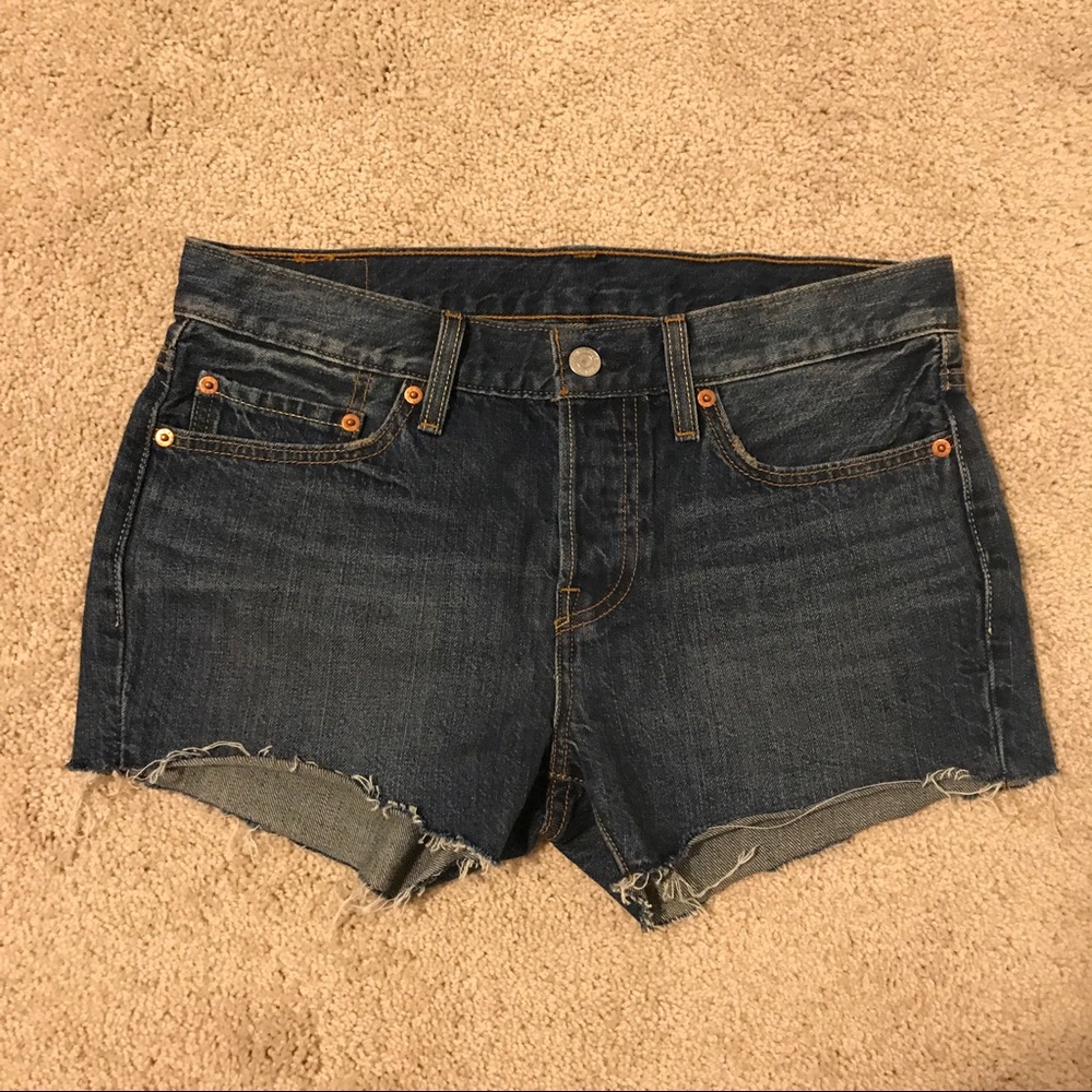 Levi's cut off shorts. Super cute!