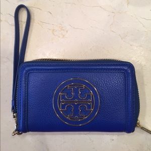Tory Burch Blue Wallet