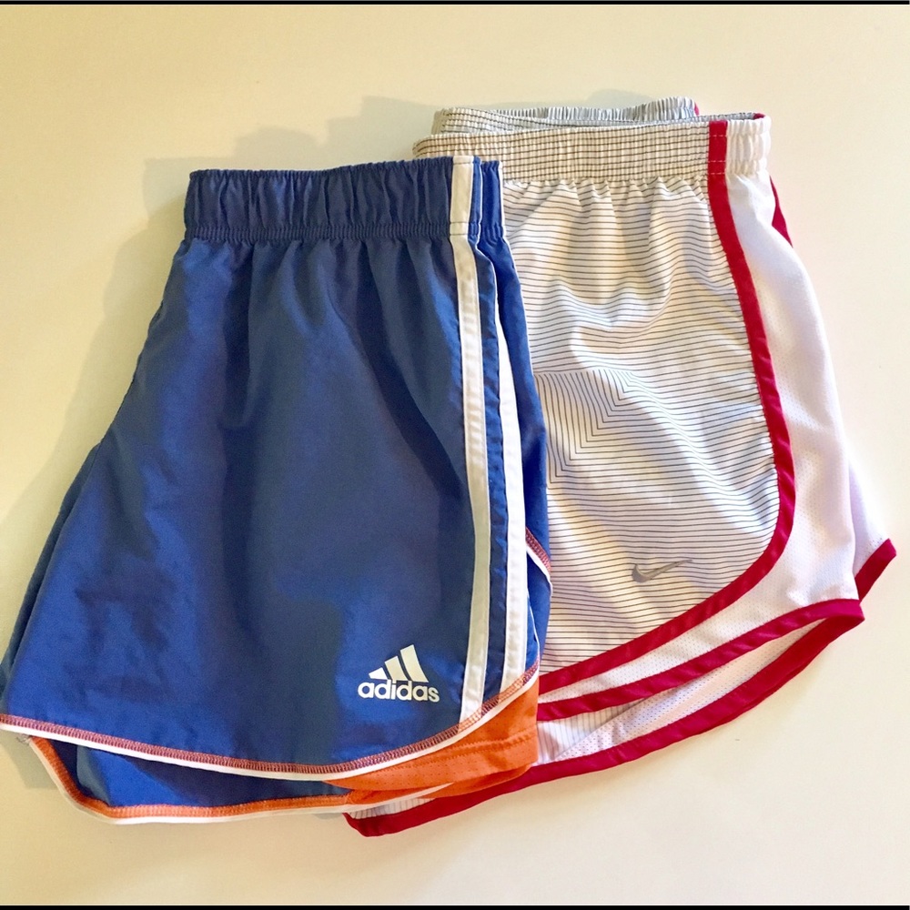 Nike Drifit & Adidas Climalite shorts bundle M