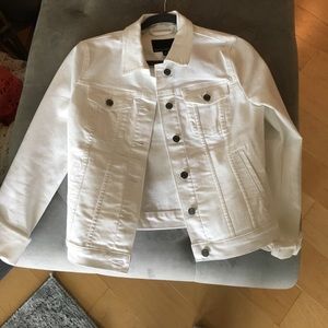 White denim jacket
