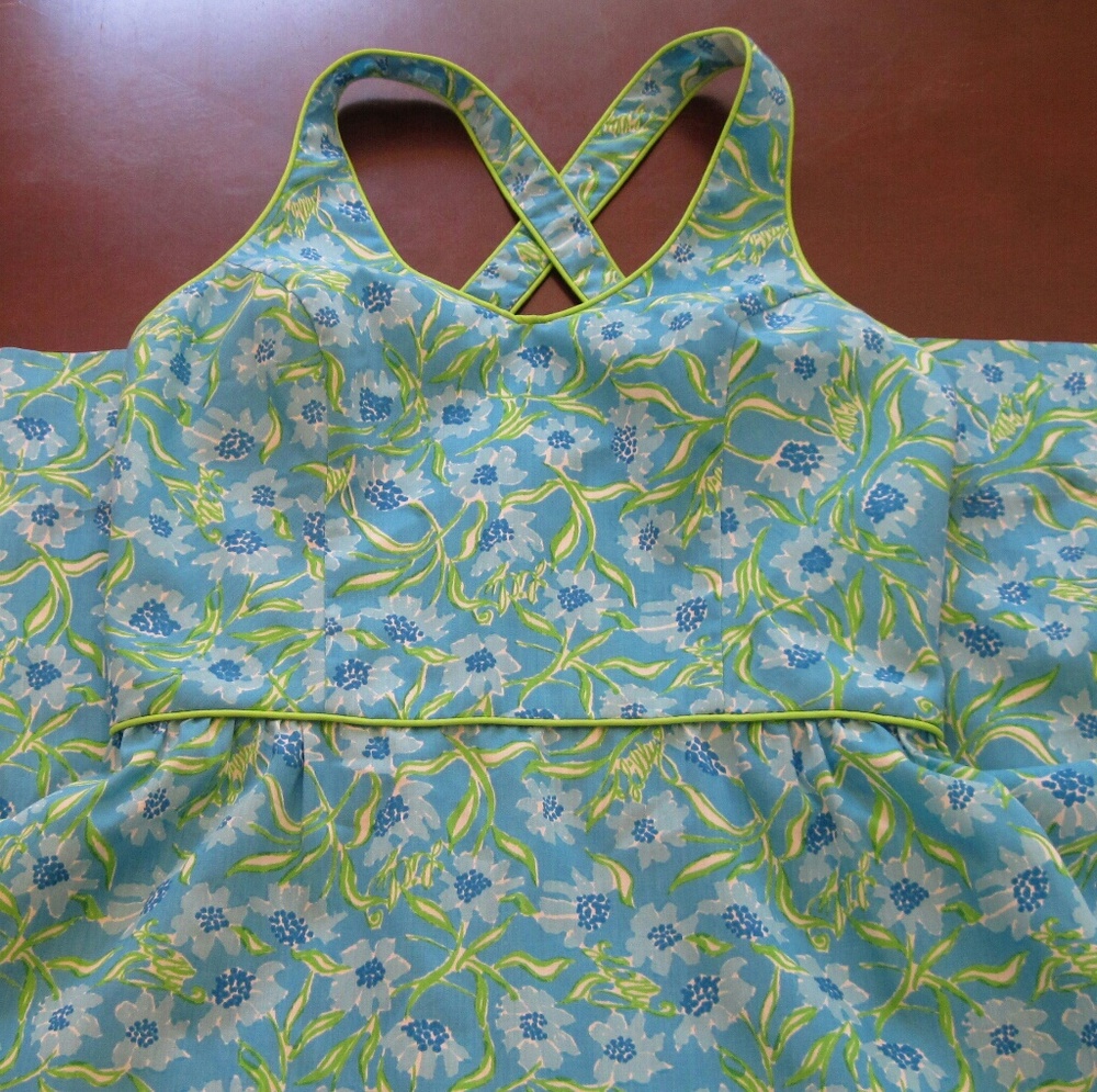 Lilly Pulitzer Maxi Sun Dress Vintage Retro 1970s