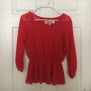 Red Top from California boutique