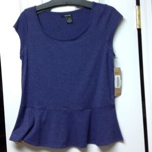 NWT DKNY peplum shirt