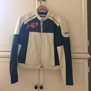 Harley Davidson leather EUC size L ladies