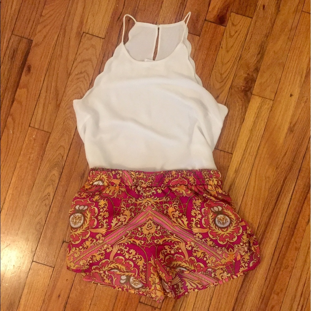 LAST CHANCE❗️Pink Silk Shorts
