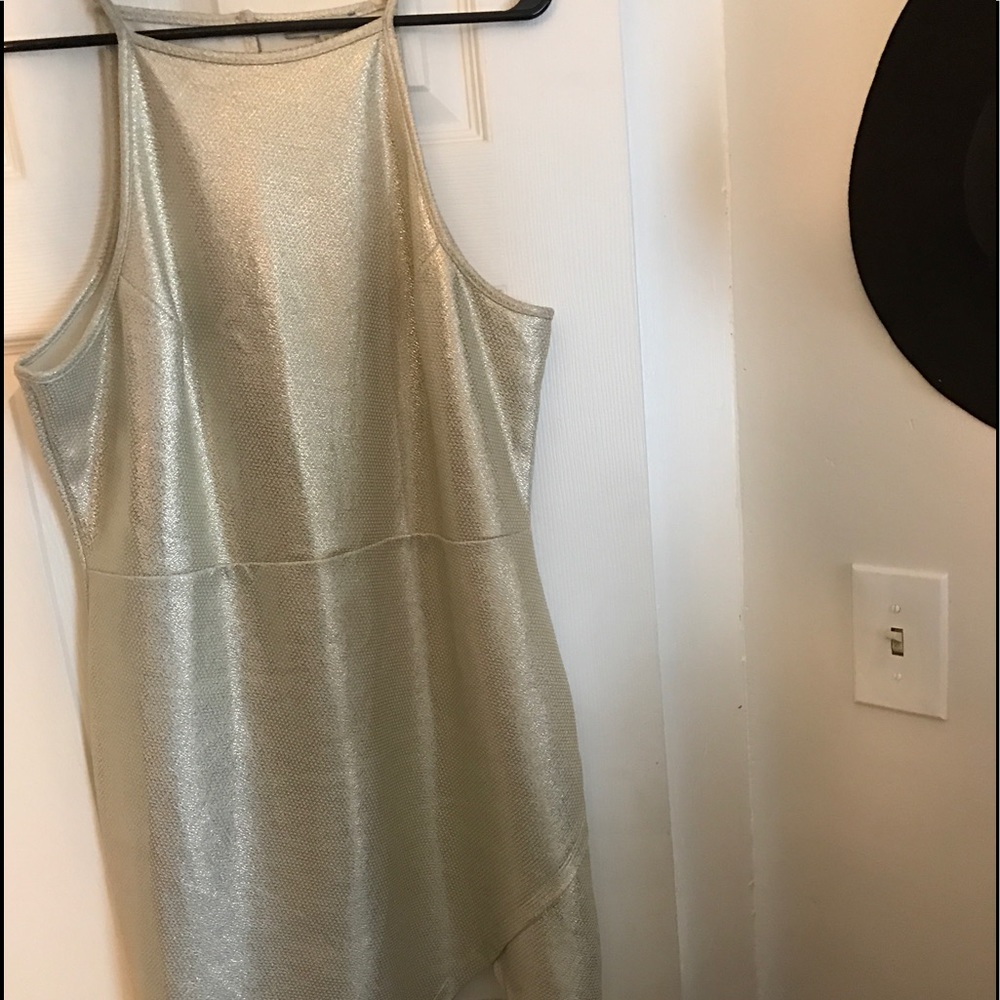 Champagne/ gold dress