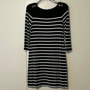 Navy & White nautical dress XS ladies
