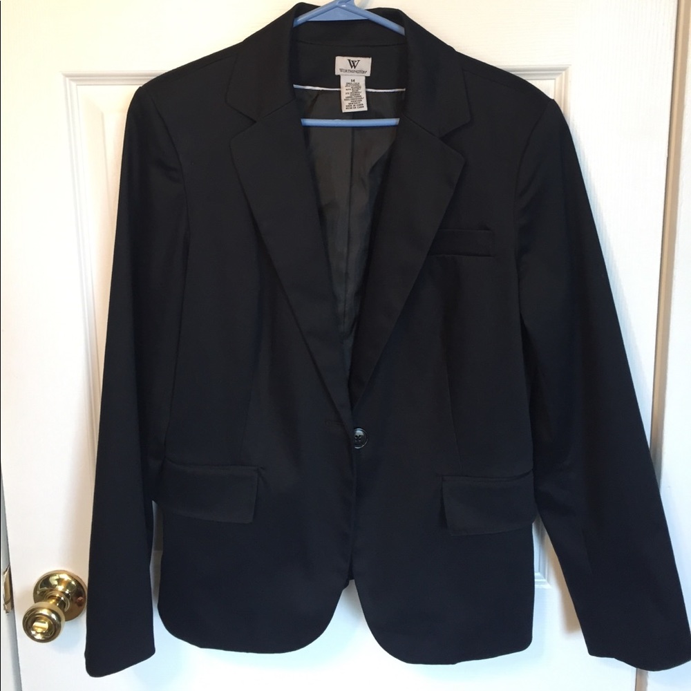 Worthington Black Blazer, Size 14
