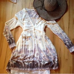 Free People Light Floral Dress