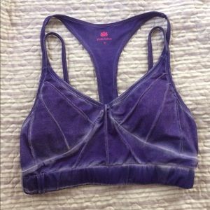 Pink Lotus Purple Fade Sports Bra