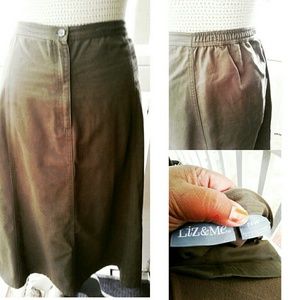 Super Soft Cotton Olive Green Skirt