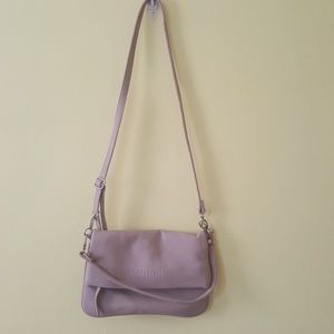 Chloe leather fold over crossbody